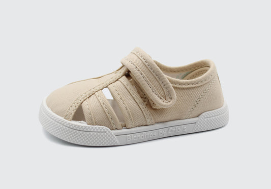 Blanditos by Crio´s - Sandálias de Lona Mango Bege