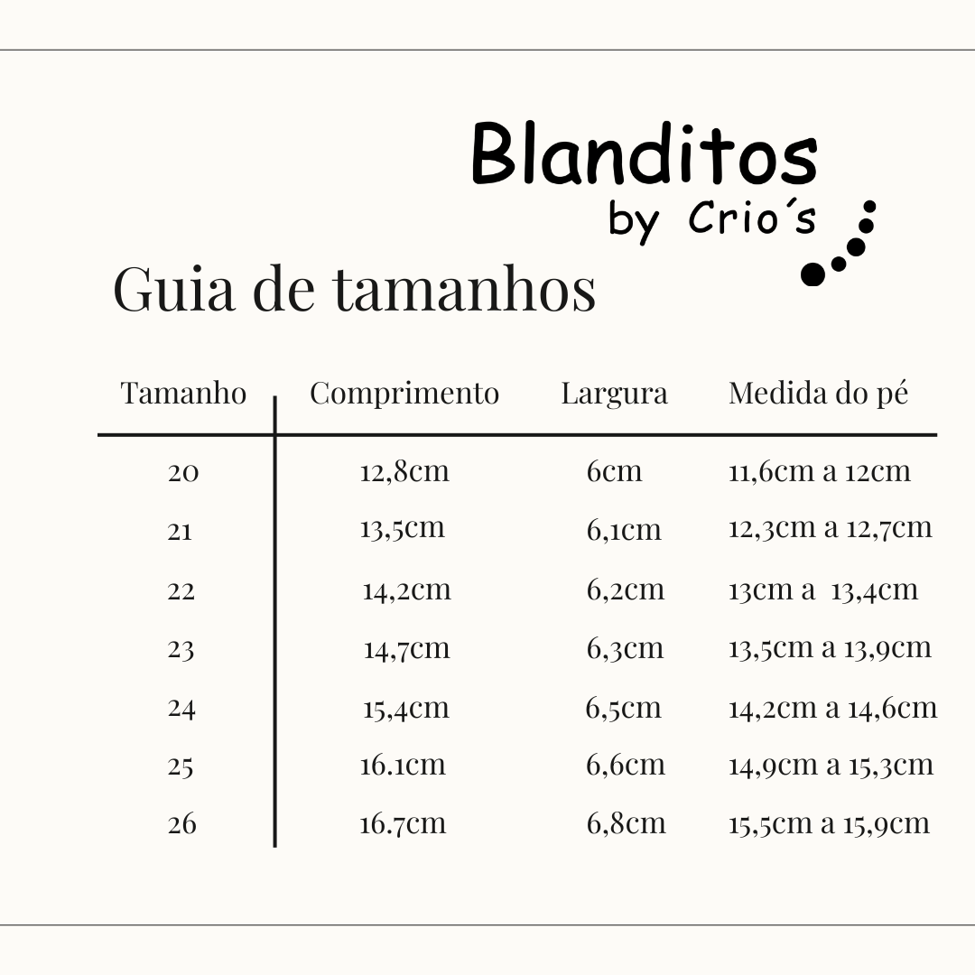 Blanditos By Crio´s - Ténis Atenas Jeans